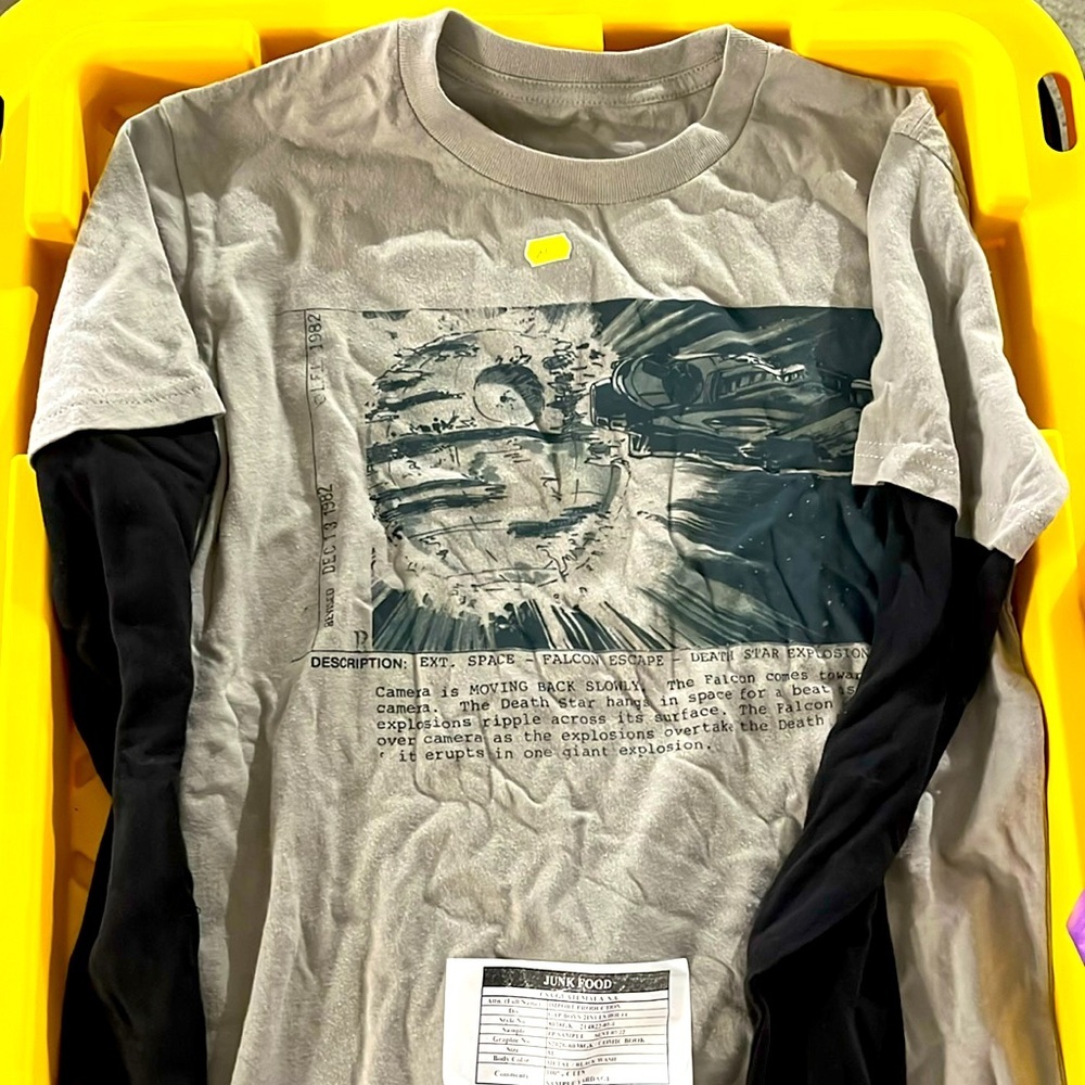 Star Wars Death Star Sample shirt NWOT